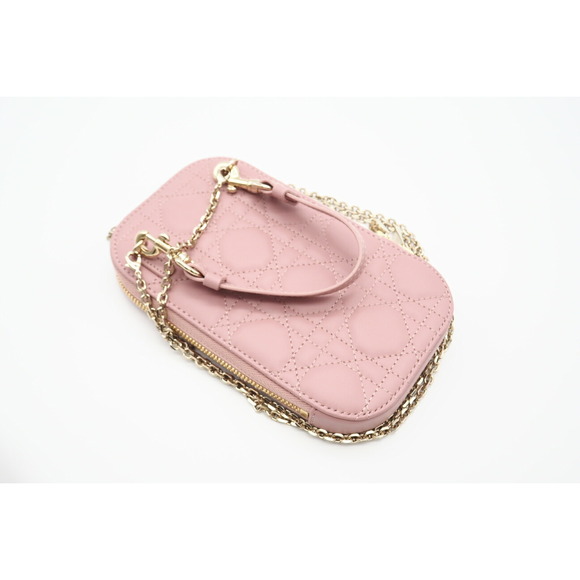 Dior Holder Lambskin Phone Cannage Black - Picture 1 of 11